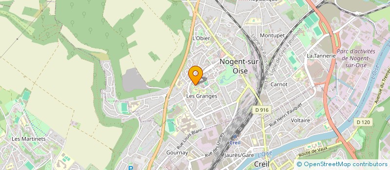 localisation de l'entreprise MONSIEUR HABTOM AMANUEL WELDEMARIAM  NOGENT-SUR-OISE