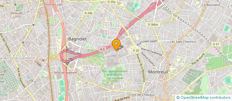 localisation de l'entreprise MONSIEUR HABY KANTE à MONTREUIL