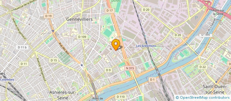 localisation de l'entreprise MONSIEUR HABY SEOUDI MOHAMED à GENNEVILLIERS