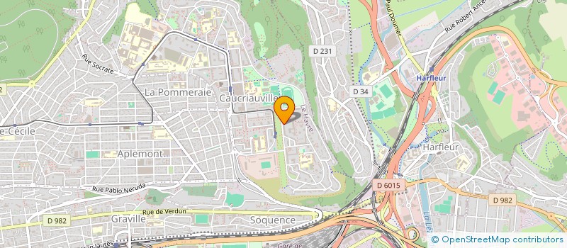 localisation de l'entreprise MONSIEUR HABYB MESSAHEL  LE HAVRE