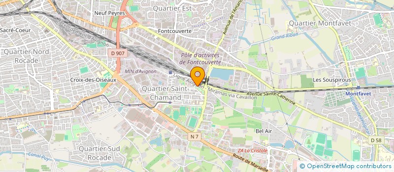 localisation de l'entreprise MONSIEUR HACEM EL ABDALLAOUI à AVIGNON