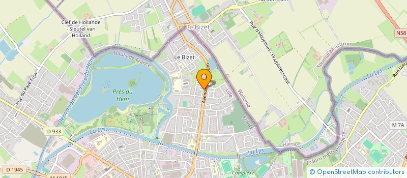 localisation de l'entreprise MONSIEUR HACEN ABDOUNI à ARMENTIERES