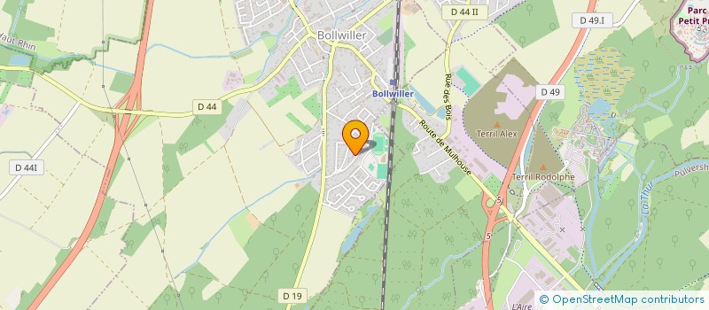localisation de l'entreprise MONSIEUR HACEN BRAHIMI  BOLLWILLER