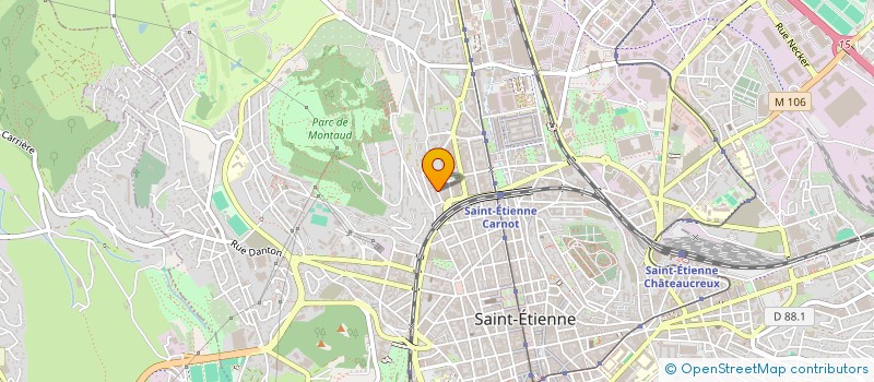 localisation de l'entreprise MONSIEUR HACENE AGAB  SAINT-ETIENNE