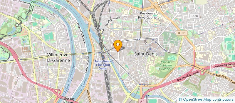 localisation de l'entreprise MONSIEUR HACENE AIT-GANA à SAINT-DENIS
