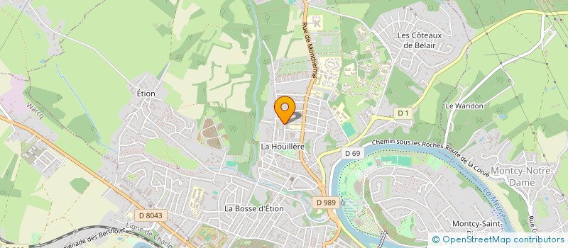 localisation de l'entreprise MONSIEUR HACENE AMOURA  CHARLEVILLE-MEZIERES