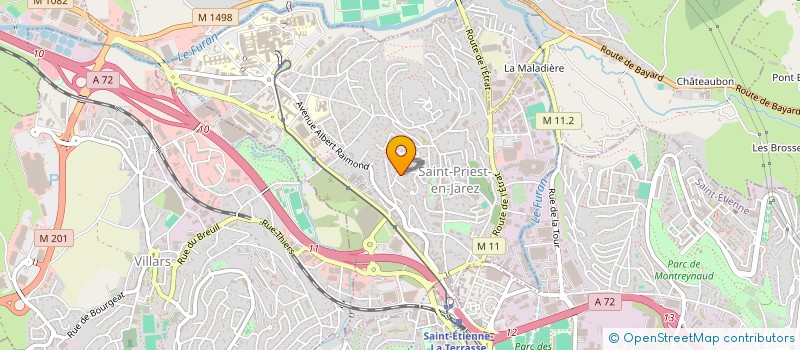 localisation de l'entreprise MONSIEUR HACENE AS'RI  SAINT-PRIEST-EN-JAREZ