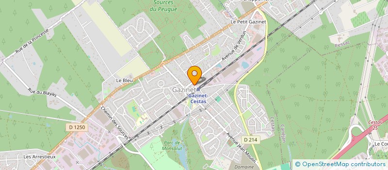 localisation de l'entreprise MONSIEUR HACENE BELMEDHI  CESTAS