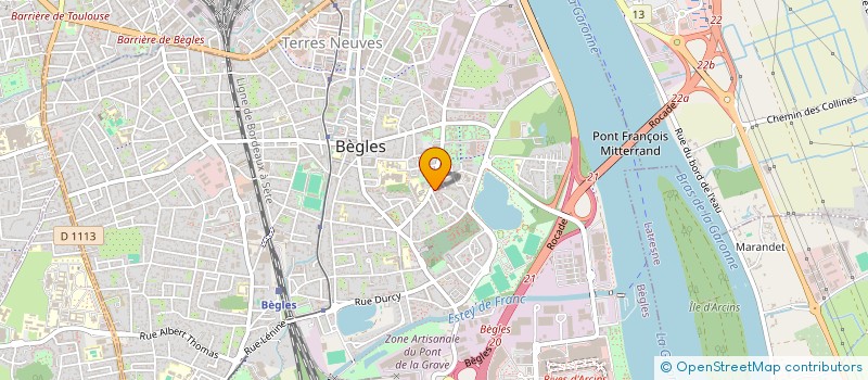 localisation de l'entreprise MONSIEUR HACENE BENOUCIEF à BEGLES