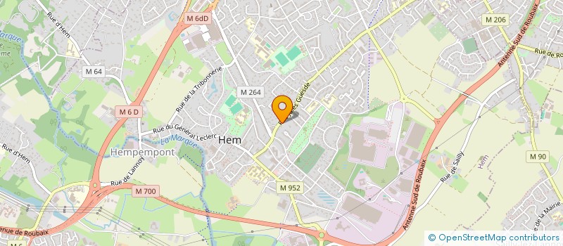 localisation de l'entreprise MONSIEUR HACENE BOUAKIZ  HEM