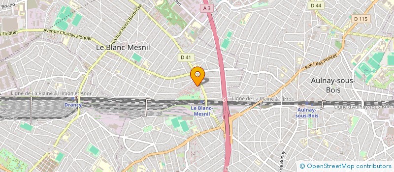 localisation de l'entreprise MONSIEUR HACENE BOUAZOUNE à LE BLANC-MESNIL