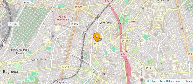 localisation de l'entreprise MONSIEUR HACENE BOUCHAIR  ARCUEIL