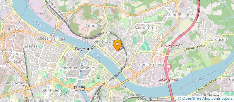 localisation de l'entreprise MONSIEUR HACENE BOUHINI à BAYONNE