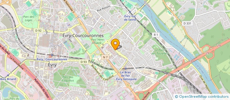 localisation de l'entreprise MONSIEUR HACENE BOULIDI à EVRY-COURCOURONNES