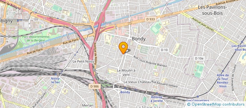 localisation de l'entreprise MONSIEUR HACENE BOUTATA à BONDY