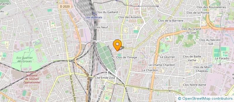 localisation de l'entreprise MONSIEUR HACENE DJOUGHDEM à ORLEANS