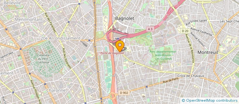 localisation de l'entreprise MONSIEUR HACENE GHEMOURI à BAGNOLET