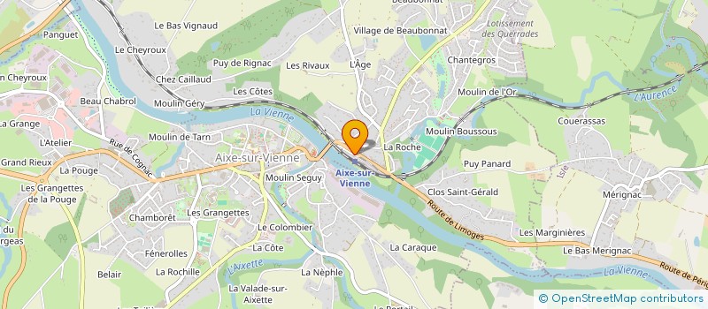localisation de l'entreprise MONSIEUR HACENE GRAMA à AIXE-SUR-VIENNE
