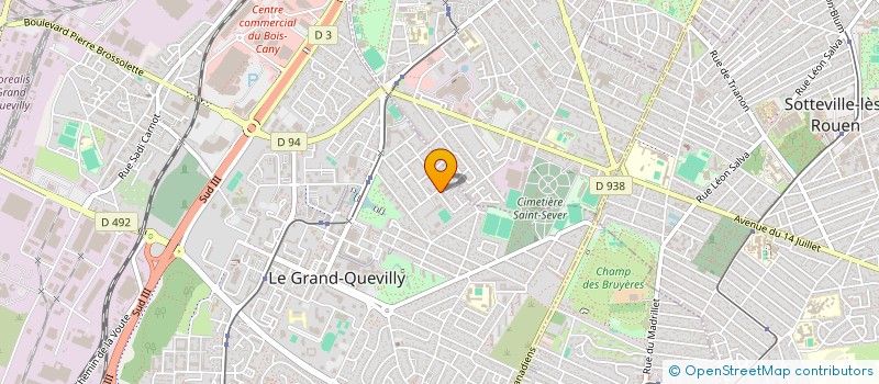 localisation de l'entreprise MONSIEUR HACENE HADJI à LE GRAND-QUEVILLY