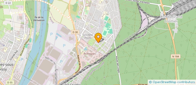 localisation de l'entreprise MONSIEUR HACENE KACI  ACHERES