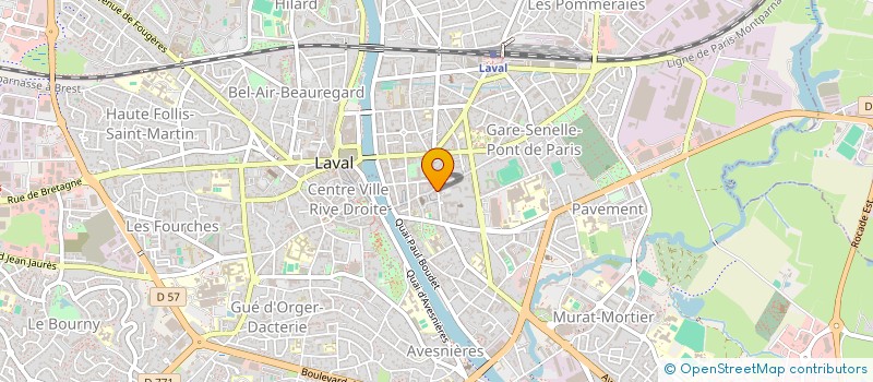 localisation de l'entreprise MONSIEUR HACENE KAOUDJI à LAVAL