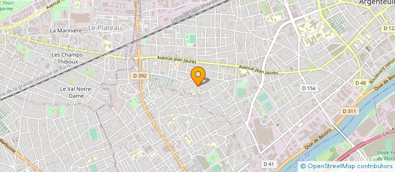 localisation de l'entreprise MONSIEUR HACENE KERFASSI  ARGENTEUIL