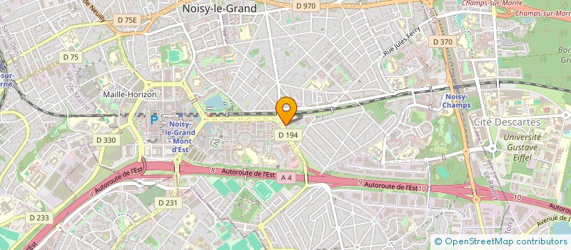 localisation de l'entreprise MONSIEUR HACENE KESSI à NOISY-LE-GRAND