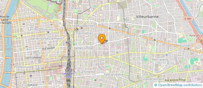 localisation de l'entreprise MONSIEUR HACENE KHALFALLAH à VILLEURBANNE