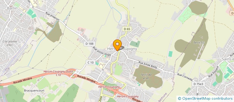 localisation de l'entreprise MONSIEUR HACENE LAKRIB  HERSIN-COUPIGNY