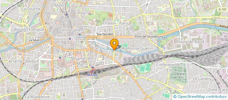 localisation de l'entreprise MONSIEUR HACENE LARIANE  RENNES