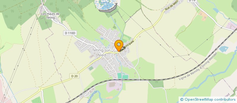 localisation de l'entreprise MONSIEUR HACENE LEDRAA  TETING-SUR-NIED