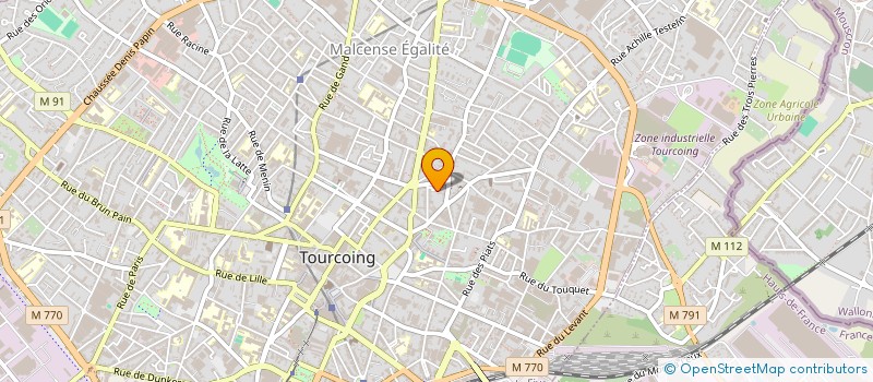 localisation de l'entreprise MONSIEUR HACENE MEZRAG  TOURCOING