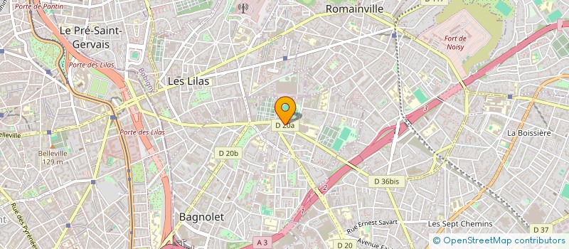localisation de l'entreprise MONSIEUR HACENE OMAR à BAGNOLET