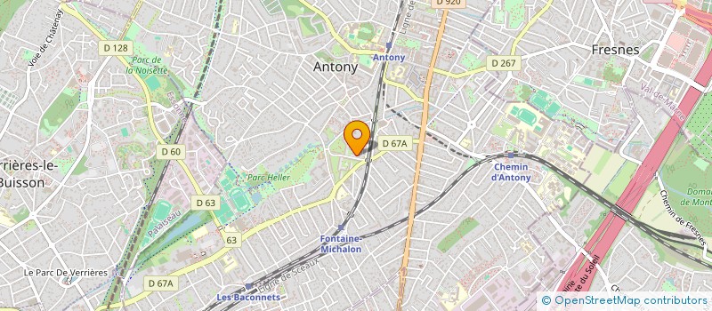 localisation de l'entreprise MONSIEUR HACENE RYADH MENTIZI  ANTONY