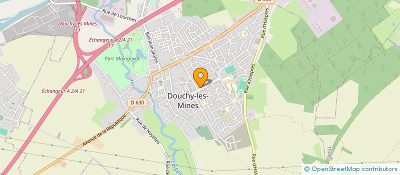 localisation de l'entreprise MONSIEUR HACENE SAADOUNE à DOUCHY-LES-MINES