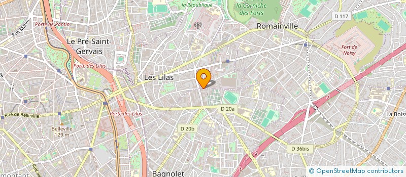 localisation de l'entreprise MONSIEUR HACENE SAIDI à LES LILAS