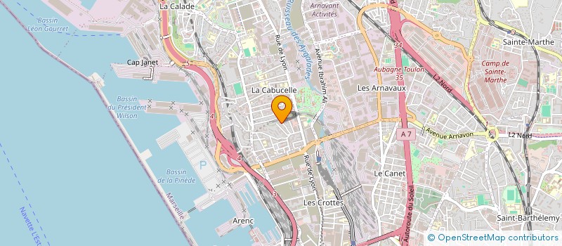 localisation de l'entreprise MONSIEUR HACENE SLEIMAN  MARSEILLE