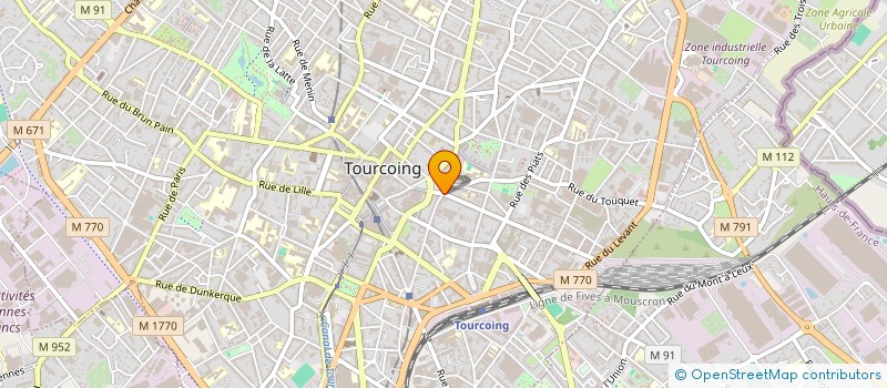 localisation de l'entreprise MONSIEUR HACENE TAHIR à TOURCOING