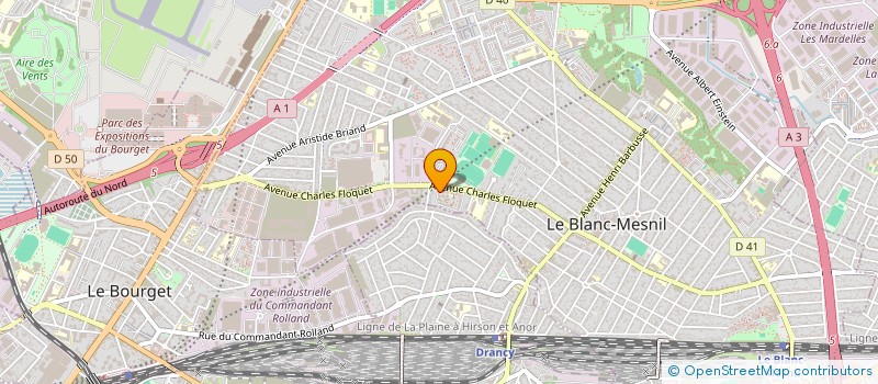 localisation de l'entreprise MONSIEUR HACENE TEBANI à LE BLANC-MESNIL