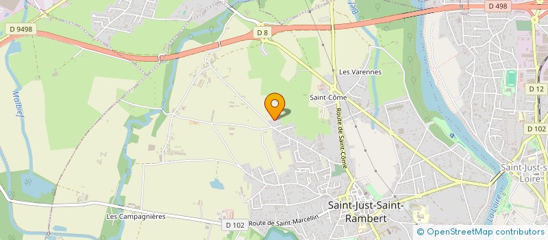 localisation de l'entreprise MONSIEUR HACENE TIZGHAT  SAINT-JUST-SAINT-RAMBERT