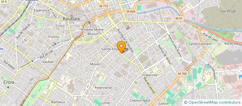 localisation de l'entreprise MONSIEUR HACENE ZEGGAGH  ROUBAIX