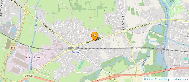 localisation de l'entreprise MONSIEUR HACER YURDAER  BONSON