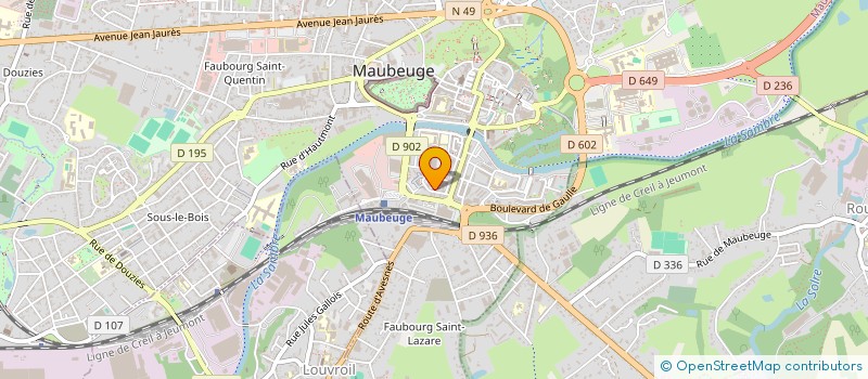 localisation de l'entreprise MONSIEUR HACHEM ATIA  MAUBEUGE