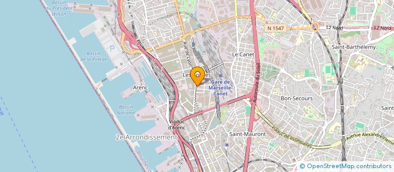 localisation de l'entreprise MONSIEUR HACHEM BACAR à MARSEILLE