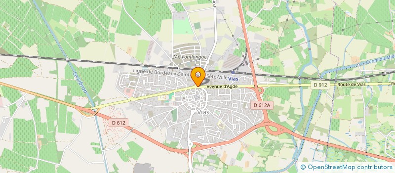 localisation de l'entreprise MONSIEUR HACHEM HANNOUCH  VIAS