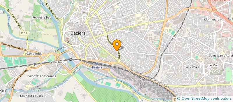 localisation de l'entreprise MONSIEUR HACHEMI ALEM  BEZIERS