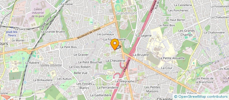 localisation de l'entreprise MONSIEUR HACHEMI AOUSSAT  CHAMBRAY-LES-TOURS