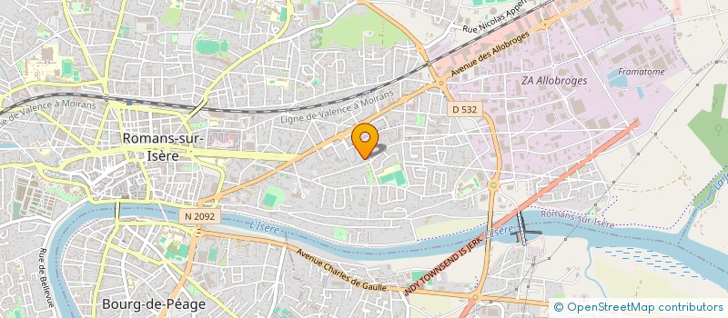 localisation de l'entreprise MONSIEUR HACHEMI BELMEHDI  ROMANS-SUR-ISERE