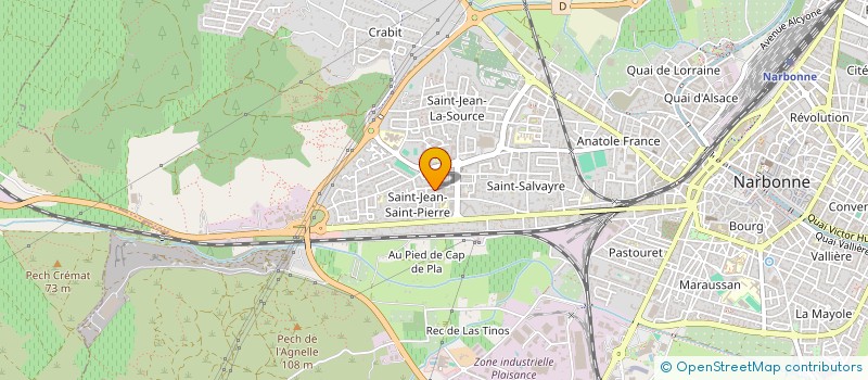 localisation de l'entreprise MONSIEUR HACHEMI BENZERGA  NARBONNE