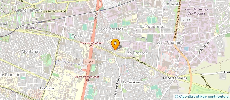 localisation de l'entreprise MONSIEUR HACHEMI DJAICH  VILLEURBANNE